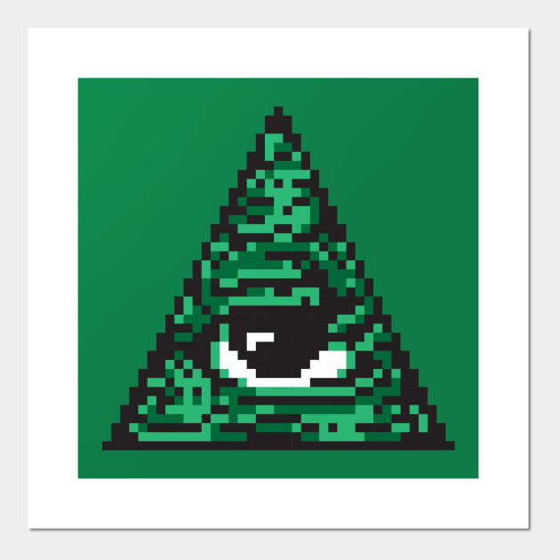 Illuminati pixel art - Illuminati - Posters and Art Prints | TeePublic